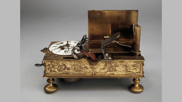 Med thumb flint lock alarm clock header